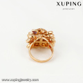 14875 Fashion luxury jewelry 18k gold artificial zircon stone finger rings designs for women